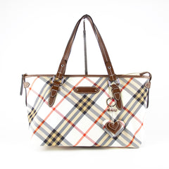 Burberry Check Blue Label Tote
