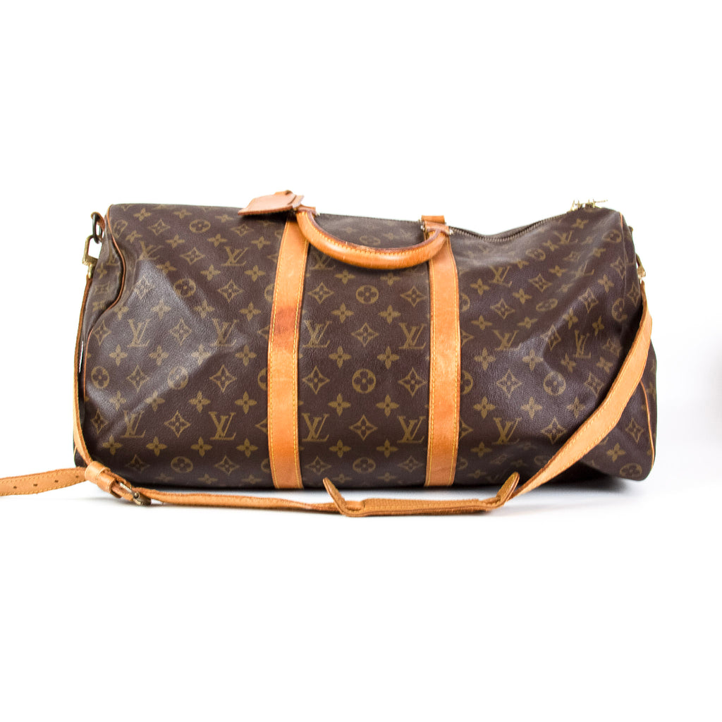 Louis Vuitton Keepall 50 med skulderstrop