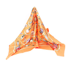 Hermes Orange Tørklæde