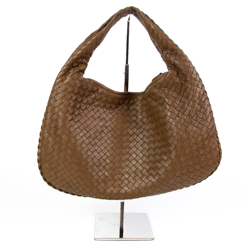 Bottega Veneta Intrecciato Brun Skuldertaske