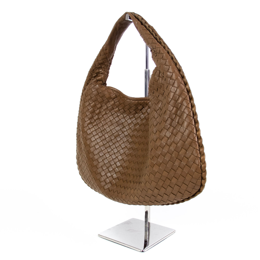 Bottega Veneta Intrecciato Brun Skuldertaske