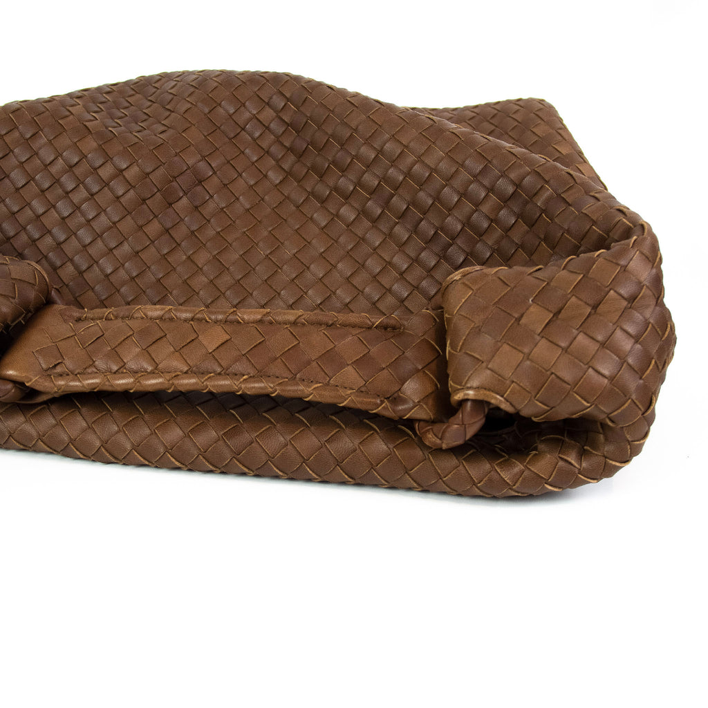 Bottega Veneta Intrecciato Brun Skuldertaske