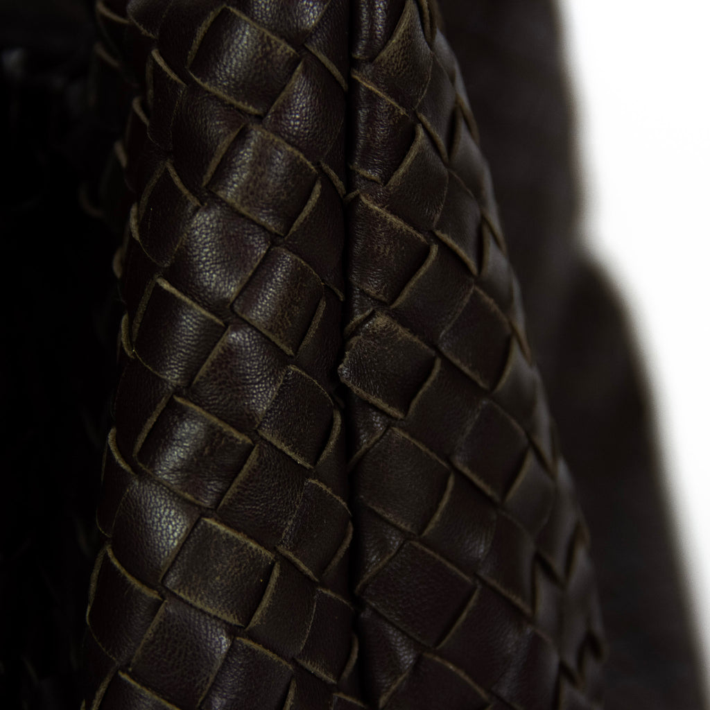 Bottega Veneta Intrecciato Brun Skuldertaske