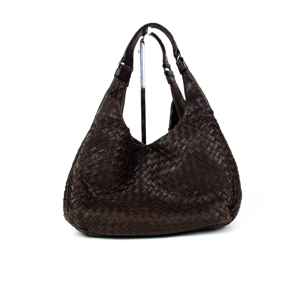 Bottega Veneta Intrecciato Brun Skuldertaske