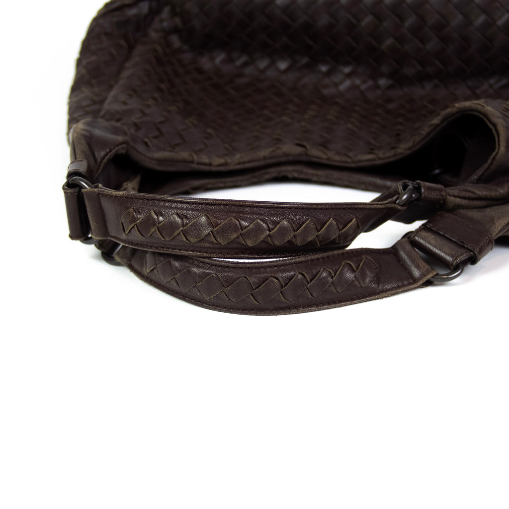 Bottega Veneta Intrecciato Brun Skuldertaske