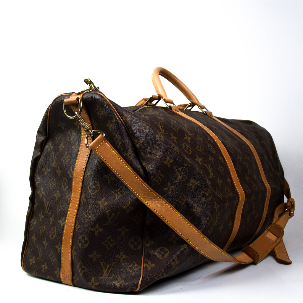 Louis Vuitton Keepall 60 med skulderstrop