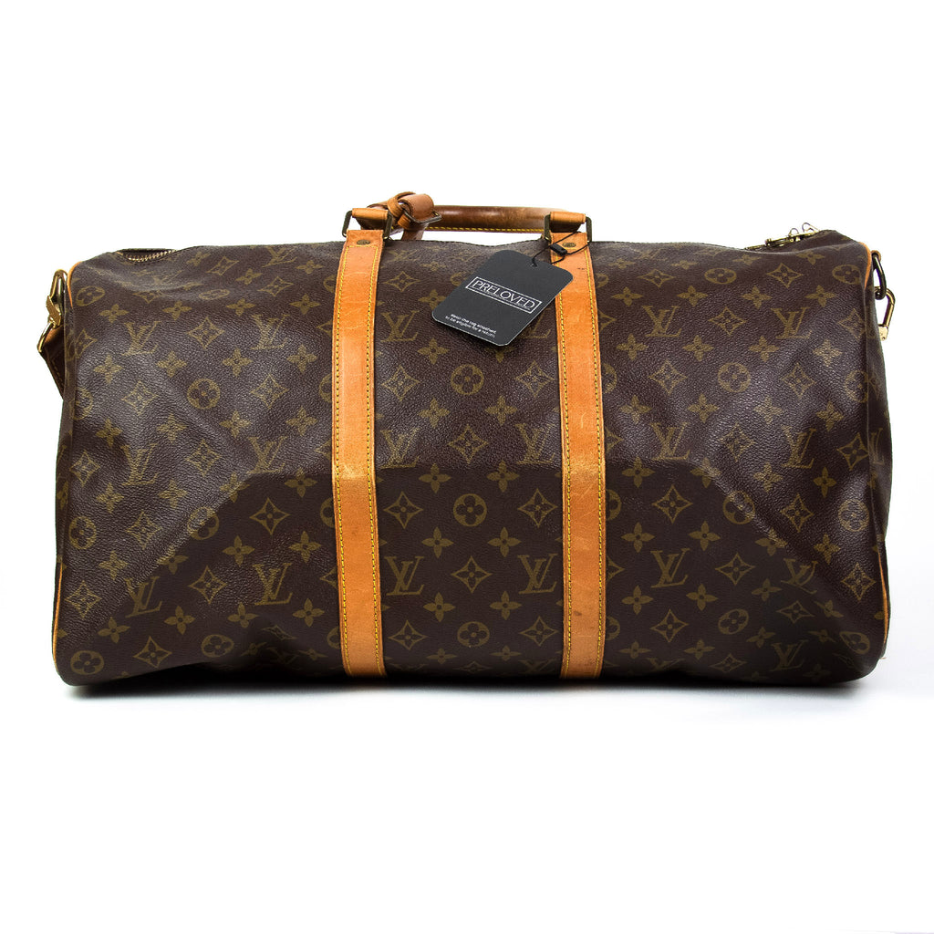 Louis Vuitton Keepall 50 med skulderstrop