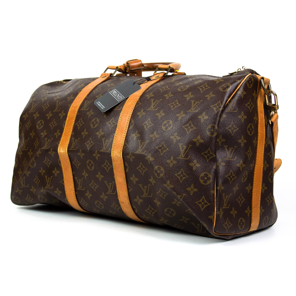 Louis Vuitton Keepall 50 med skulderstrop