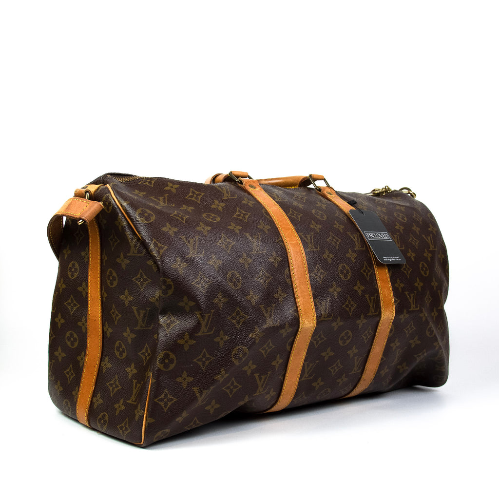 Louis Vuitton Keepall 50 med skulderstrop