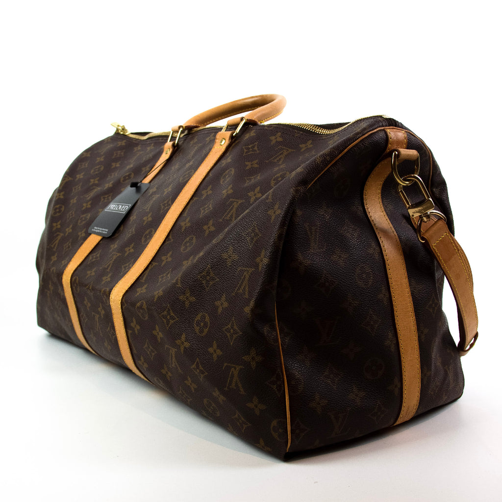 Louis Vuitton Keepall 55 med skulderstrop