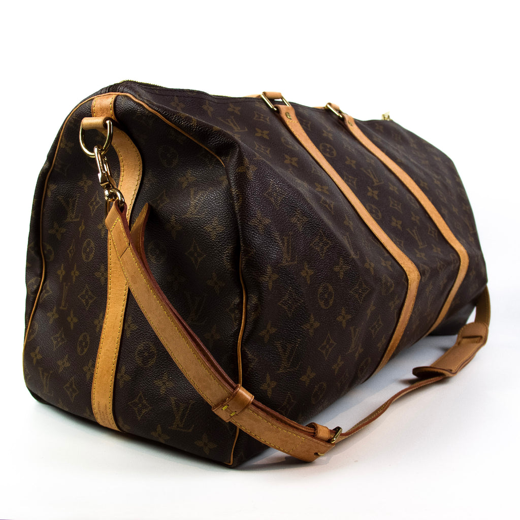 Louis Vuitton Keepall 55 med skulderstrop