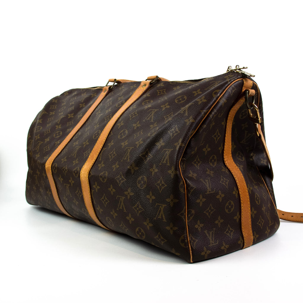 Louis Vuitton Keepall 55 med skulderstrop