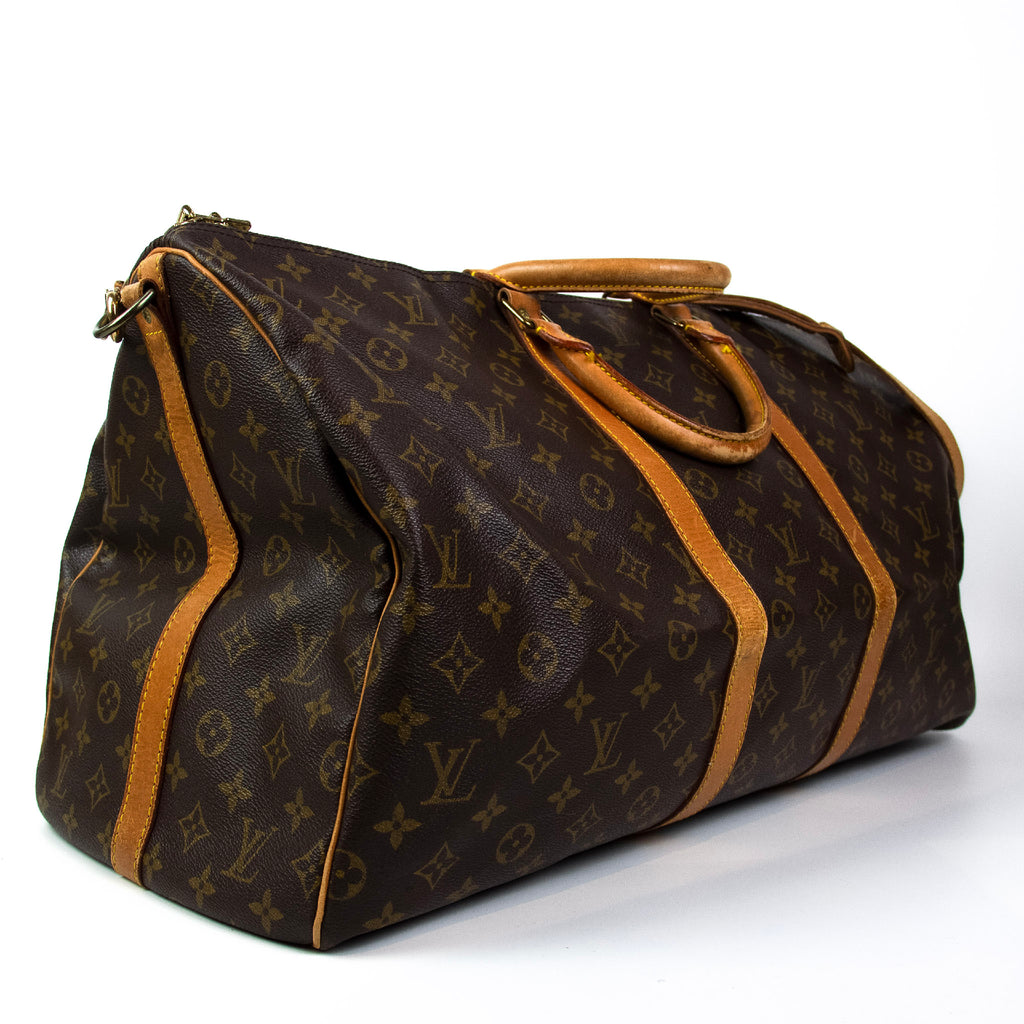 Louis Vuitton Keepall 55 med skulderstrop