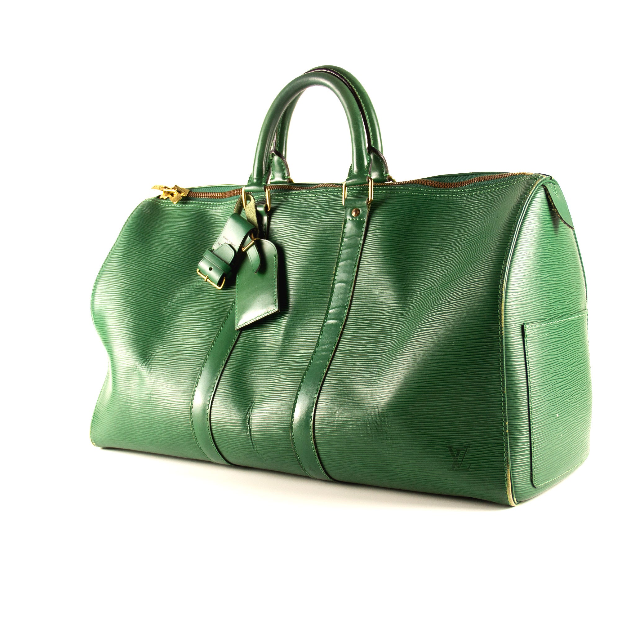 Louis Vuitton, Bags, Louis Vuitton Keepall Epi 45 Green