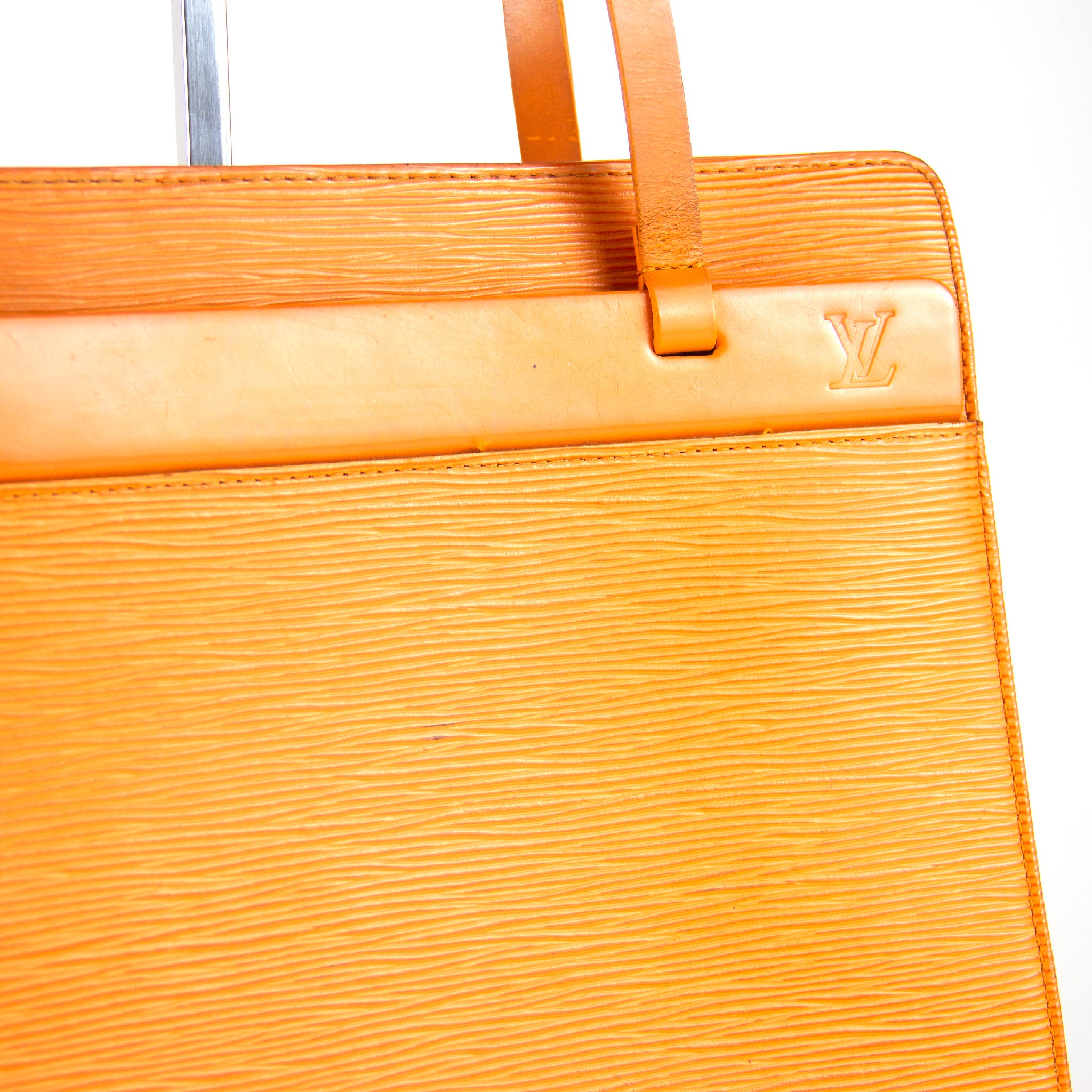 Louis Vuitton Orange Epi Leather Croisette PM Louis Vuitton