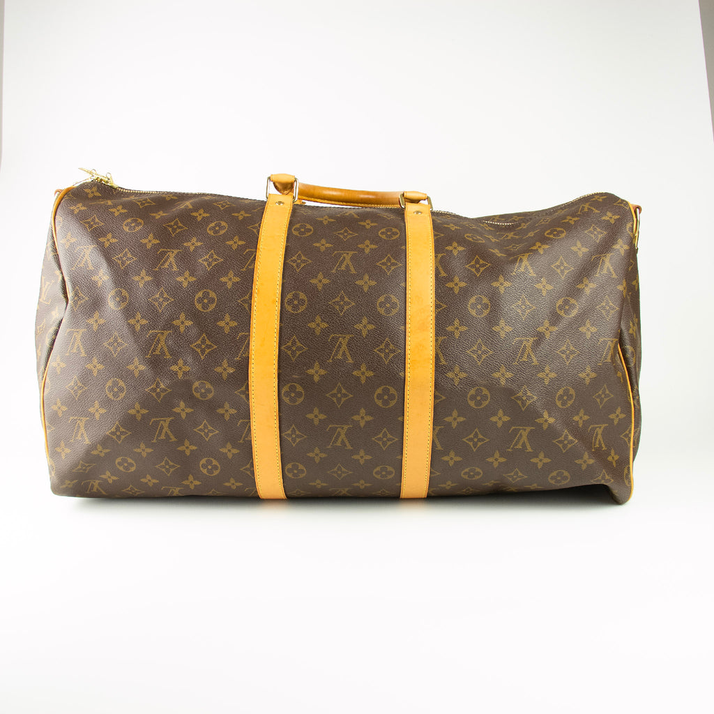 Louis Vuitton Monogram Keepall 60 med skulderstrop