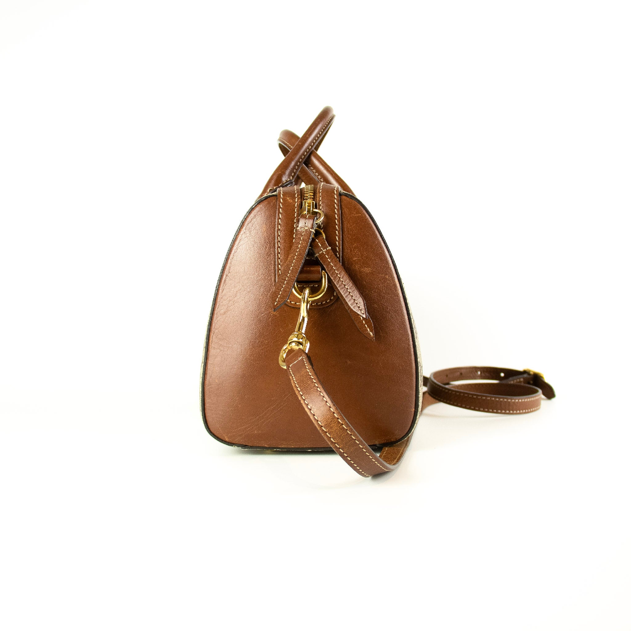 Gucci - Supreme Mini-Boston Bag-Leder/Canvas - Seltenes - Catawiki