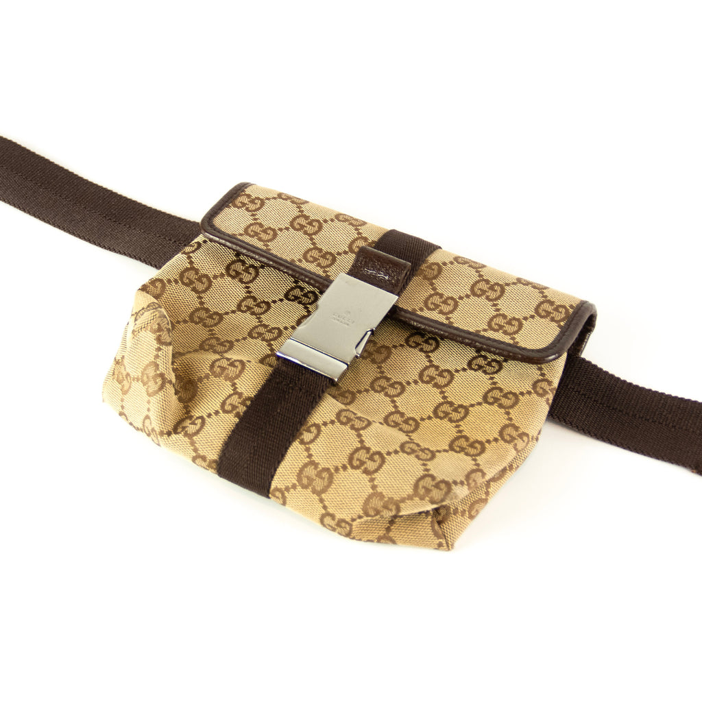 Gucci GG lærred bæltetaske
